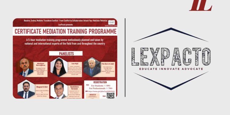 1st Virtual National Mediation Competition cum Certified Training Program