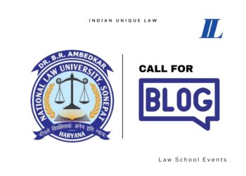 Call For Blogs: By Dr. B.R. Ambedkar National Law University; Rolling Submissions!