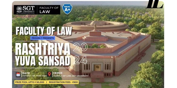 National Youth Parliament Competition, 2024 By SGT University, Gurugram [31-01 June 2024]